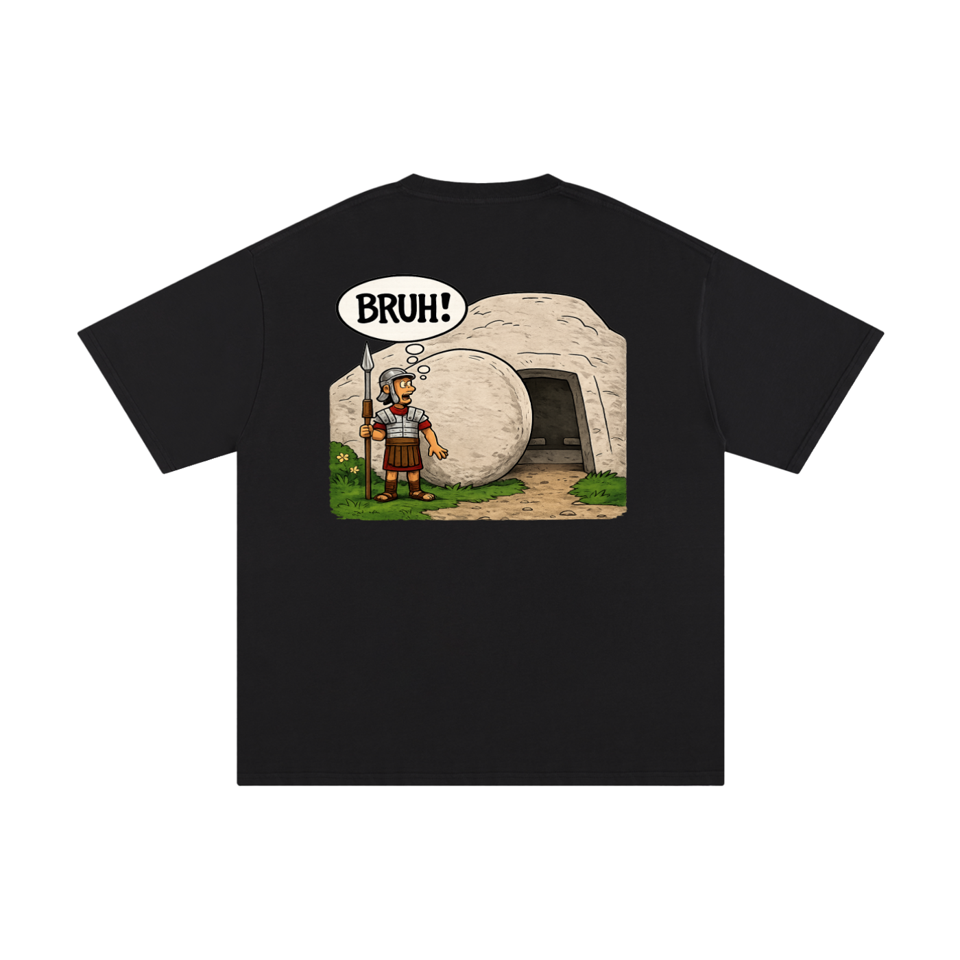 Holy Bruh "He's not there" (unisex 100% cotton)